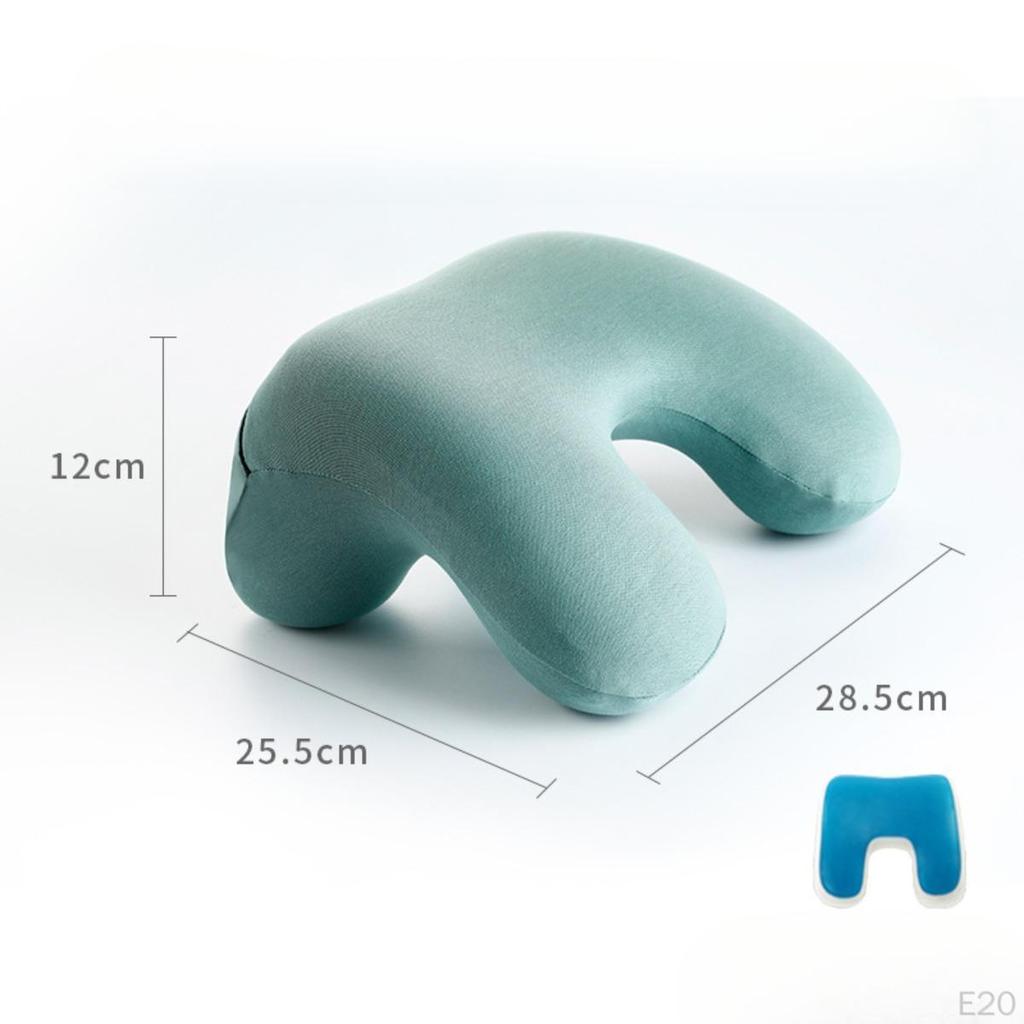 Reisekissen, Nickerchenkissen, Ultraleichtes Weiches Ergonomisches Tragbares Nickerchen-Gesichtskissen, Schlafkissen