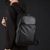 Herren PU Rucksack mit mehreren Fächern Business Große Kapazität Computerrucksack Multifunktionaler Reiserucksack