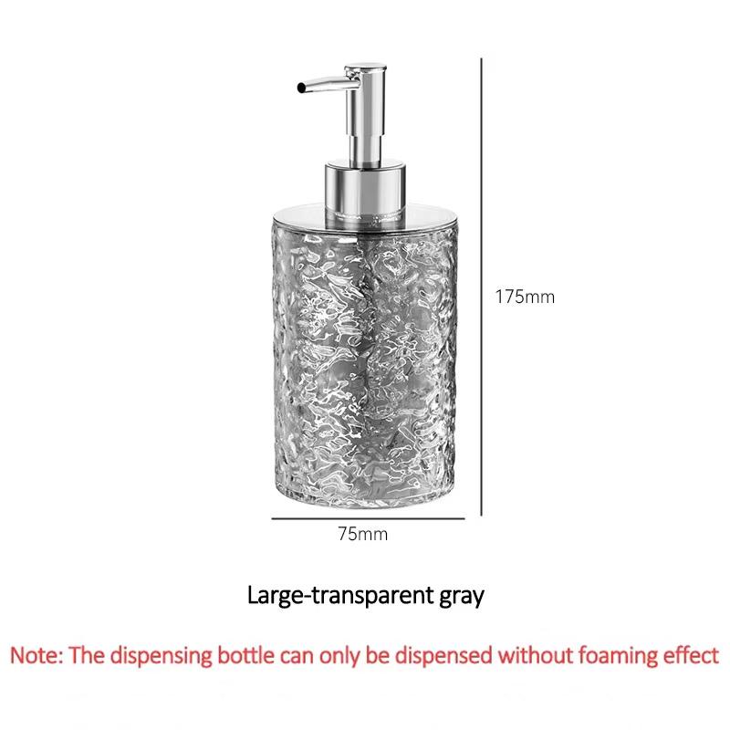 Travel Bottle Hotel Bathroom Bath Luxury Light Luxury Shampoo Shower Gel Hand Soap Foaming Press Bottle Plastic Bottle