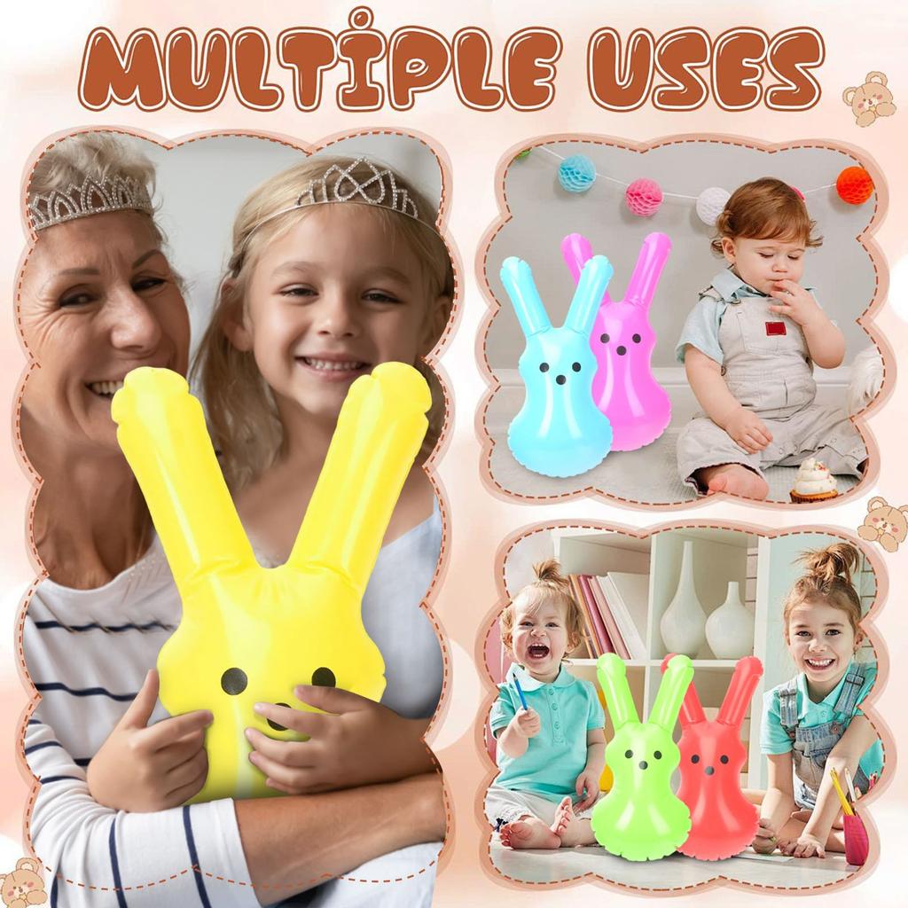 PVC Children Cartoon Inflatable Toy Bunny Inflatable Toy