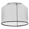 Outdoor Garden Umbrella Table Screen, 2.3 M Parasol Bug Mosquito Net Cover with Zipped Door