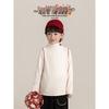 YouYou Boy's Winter Fleece Turtleneck with Horse Embroidery