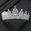 Crown Tiara Bride  Rhinestone Crown  Wedding Dress  Adult Ceremony Birthday  Princess Hair Accessories  Children