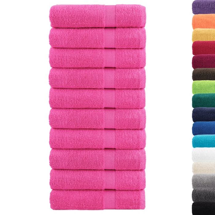 VidaXL Superior Quality Shower Towels 10 Pcs, Bath Sheets, Guest Towels, Bathroom Towels 137526