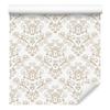 Retro Wallpaper with a Beautiful Plant Pattern for the Living Room and Bedroom 50x1000