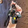 Portable 1 PCS PVC Pickleball Bag Tag Keyring Cute Lightweight Pendant for Car Keychain Backpack Pickleball Fans Creative Gift