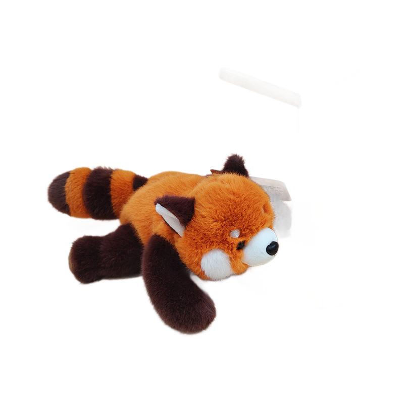Xiangxiang Cute Animal Doll: Panda & Raccoon Plush Toy, Pocket-Size Companion Gift.