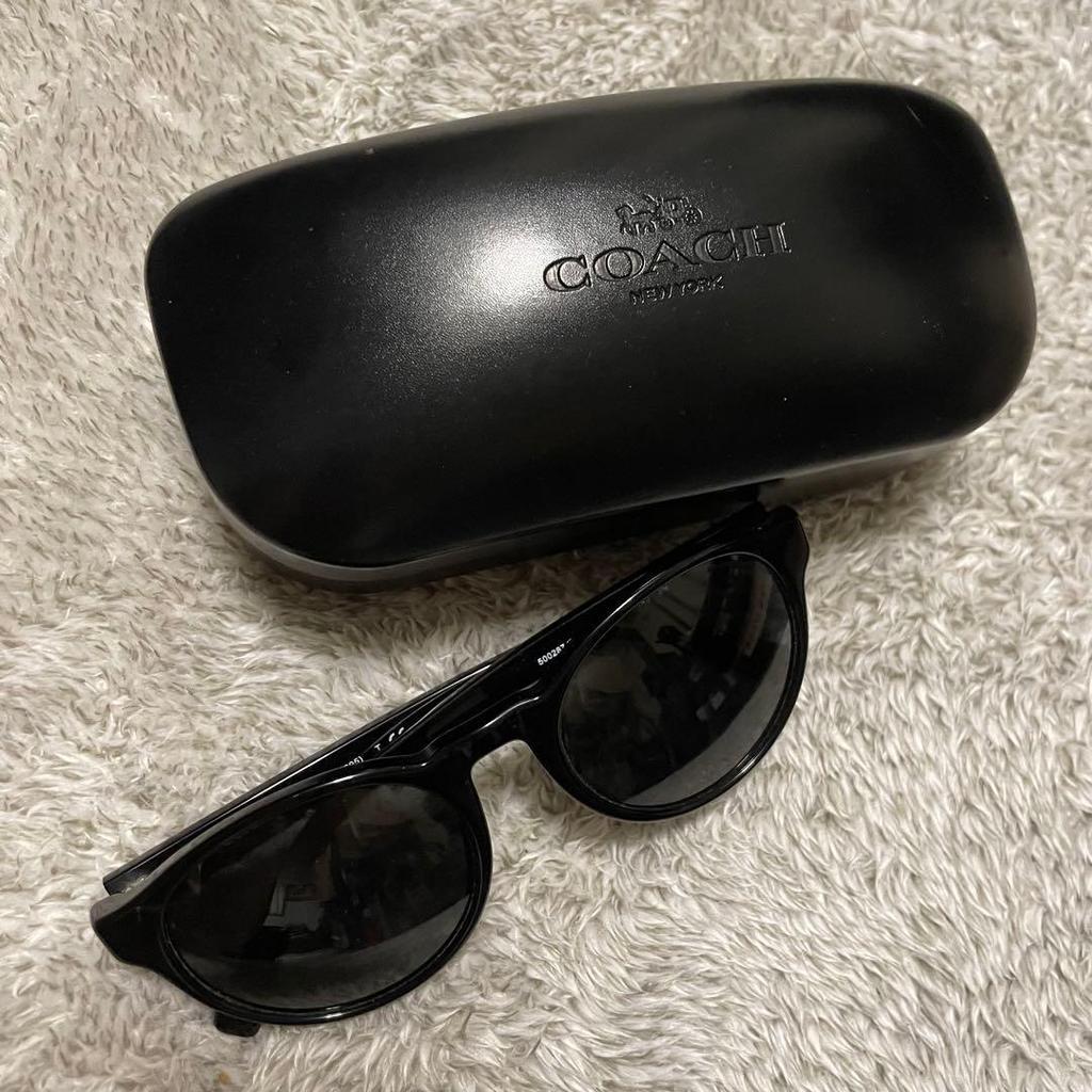 Used COACH sunglasses HC8275 Wellington with case Good condition