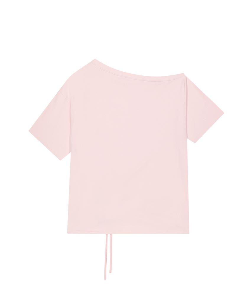 ILLIGO Saeso Fairy One-Shoulder T-Shirt Pink