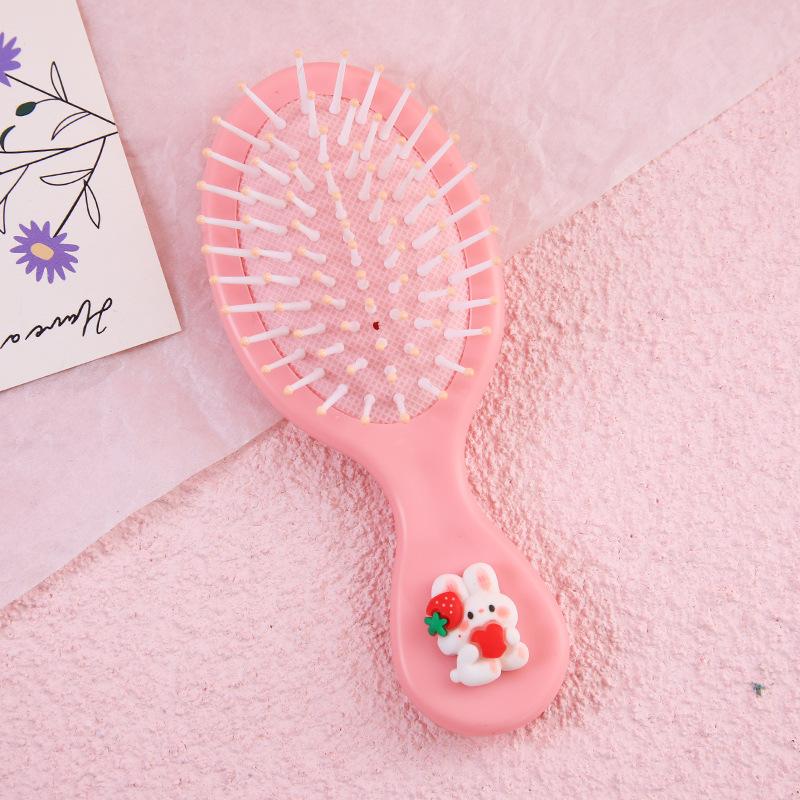 Mini pieptene de păr pentru copii Ins Simplicity Masaj de culoare uni Com pentru păr pentru mamă și copii Perii portabile mici de călătorie pentru îngrijirea părului