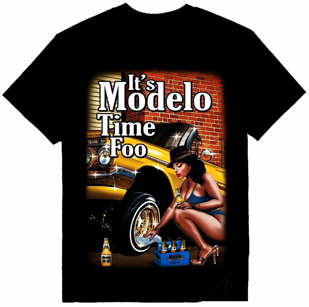 

Lowrider Impala Modelo Time Mens Heavyweight -T-Shirt Print On Shaka Wear Tee Unisex T-Shirt S