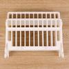 Drip Shelf Plate Rack Organizer Useful Foldable Kitchen White Plastic Dish Rack Tools Kitchen Drainer Rack