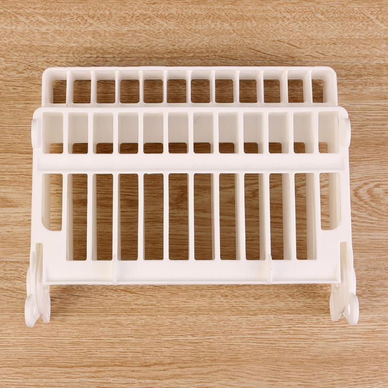 Drip Shelf Plate Rack Organizer Useful Foldable Kitchen White Plastic Dish Rack Tools Kitchen Drainer Rack