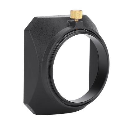 Para-sol Quadrado 49mm para Camcorder DV Câmera de Vídeo Digital Lente Filtro ou Rosca de Barril