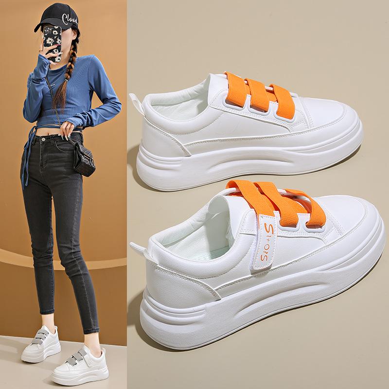 Velcro little white shoes women's 2025 autumn new Korean version of student sports and leisure board shoes women ins breathable women's shoes