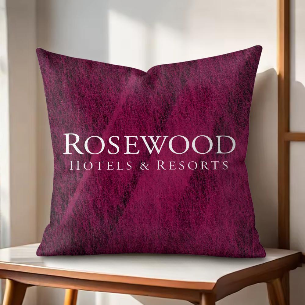 

RRosewood Brand HHotel Cushion Cover Natural Linen Organic Fabric DoubleSided Printing Couch Pillow Covers Home Decor 30x30cm