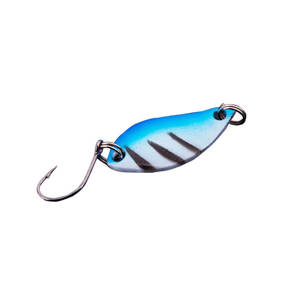 12PCS Wobbler Spinner Trout Bait Jigging Jig Hook New Metal Spoon Fishing Accessories