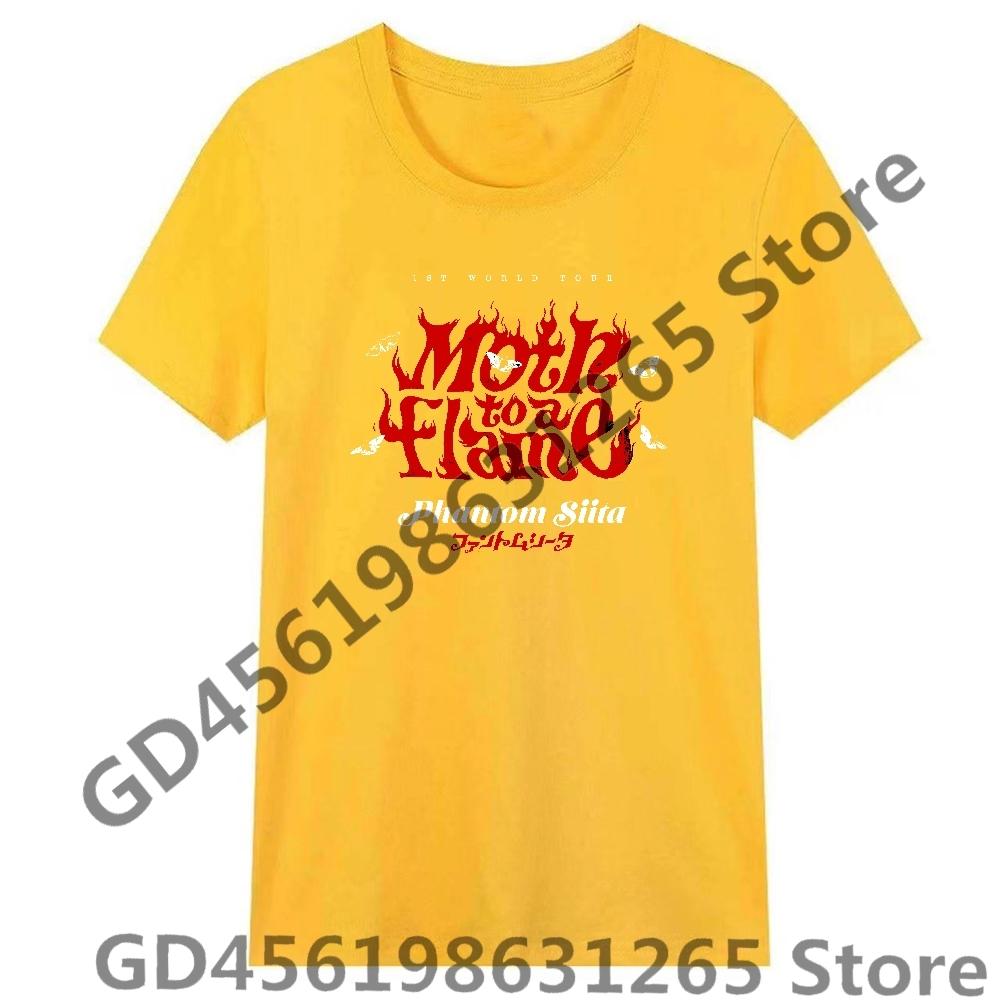 Maglietta Cool Phantom Siita Unisex Donna Harajuku Kawaii Top Y2k Unisex Anime Tee Top alla Moda Abbigliamento Casual Ragazzi Ragazze