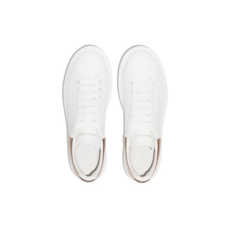 (WMNS) Alexander McQueen Oversized Sneaker 'White Rose Gold' Women's 553770WHFBU9053