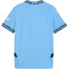 Puma Manchester City Football Club Series 2024-25 Season Letter Print Comfortable Fashion Short Sleeve T-Shirt Kids Tops Blue 775078-01