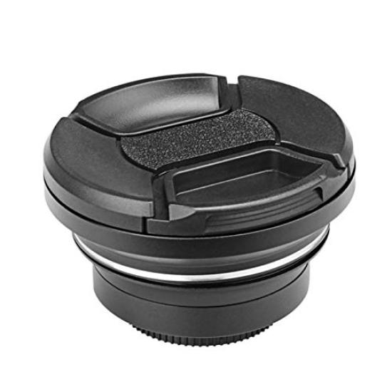Dovhmoh Professional 37mm Macro 72mm Wide Angle Lens for Full HD 4K Camcorder + 0.39X