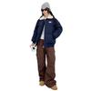 American retro short cotton jacket women's winter new versatile lapel thickened warm fur collar bread jacket cotton coat