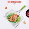 Grilling Basket Non-Stick Barbecue Basket Heavy Duty BBQ Tools Grill Basket for Meats Fish Vegetables Steak