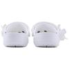 Crocs Classic clog Spring Letter SDS EVA Preppy Cute and Sweet Versatile Classic Beach Trendy Korean Hole Shoes Unisex White