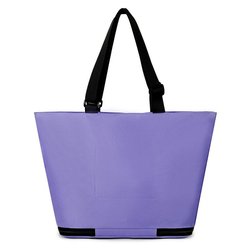 New Large-capacity Universal Wheel Bag Supermarket Shopping Portable Waterproof Handbag Foldable Luggage Trolley Bag Tugboat Bag Storage Bag