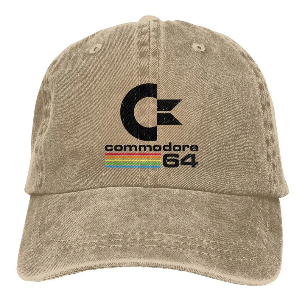 Cappellini da Baseball Vintage Commodore 64 Merch Per Unisex Cappelli Lavati Vintage C64 Retro SID Amiga Cappellino Cappello da Papà Regolabile
