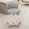 Beauty Rotating Stool with Backrest - Makeup/Barber/Dressing Table Chair with Casters