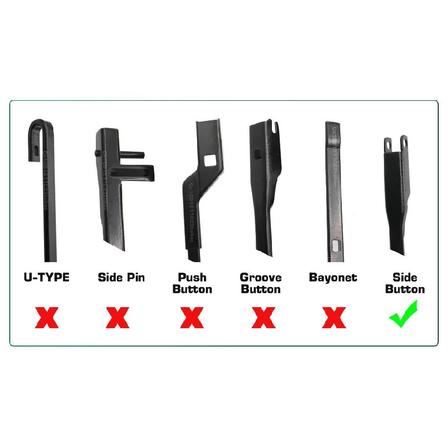 GREATROAD Wiper LHD&RHD Front & Rear Wiper Blades Set For Range Rover L322 Vogue HSE 2002 - 2012 Windshield Windscreen Window