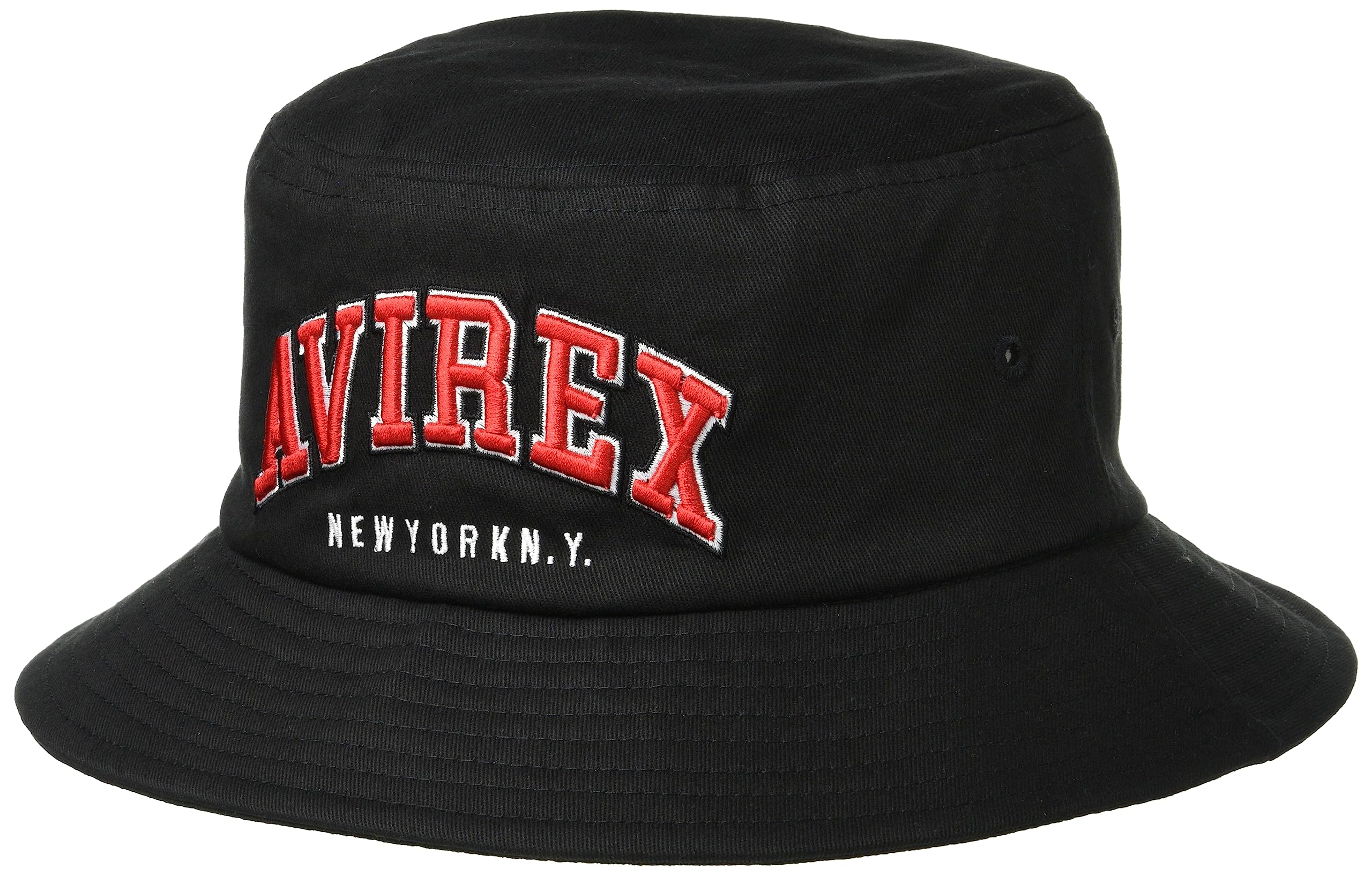

Avirex COLLEDG Emblem Bucket Red Men s Hat,