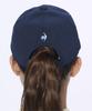 Le Coq Sportif Golf LG4FCP02L Cap with Sagara Fluffy and Navy Blue Women's Embroidery, Design, Stylish, Moisture-Wicking, Quick-Drying, Antibacterial,
