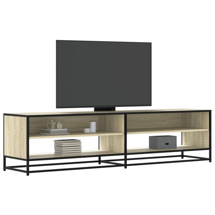 VidaXL TV Cabinet Sonoma Oak 180.5x40x46 Cm Engineered Wood, TV Stand, TV Buffet, Multimedia Cabinet, TV Bench, Furniture 3300801