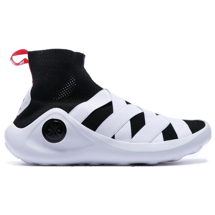 Li-Ning Wade Way Wisdom X Lightweight High-Top Basketball Shoes Men Sneakers White Black AGWN057-1
