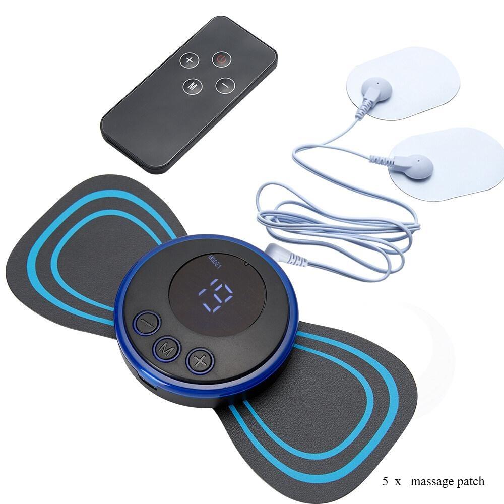 

Neck Massager EMS Muscle Stimulator Electric Cervical Massage Patch Low Frequency Pulse Massage Pads Pain Relief Relaxation Tool for Back Leg All Body