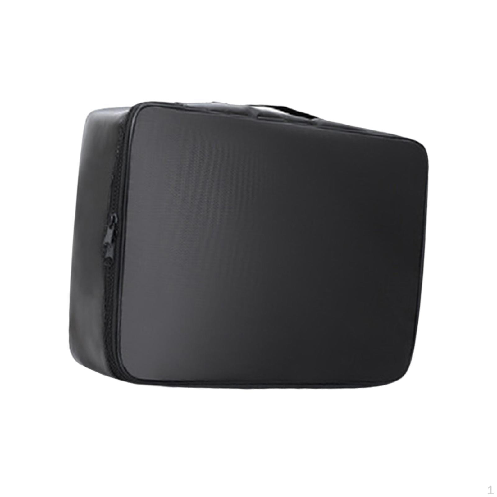 

Огнестойкая сумка для документов, 3-слойный чехол для нескольких карточек, вода и сумки Black