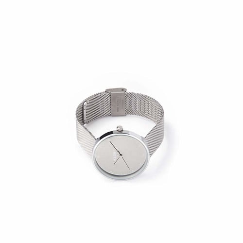KLON RH simply JOE 40mm Silver Watch with Mirror Face, Simple and Stylish for Men and Women (JOE Only)