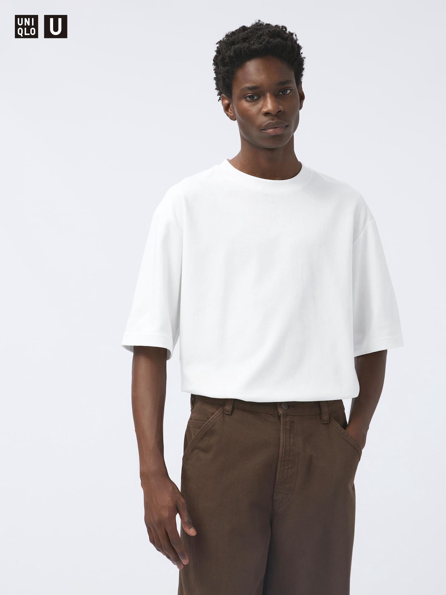 

Футболка свободного кроя Uniqlo Airism CoTTon с круглым вырезом 00 WHITE/UNISEX L