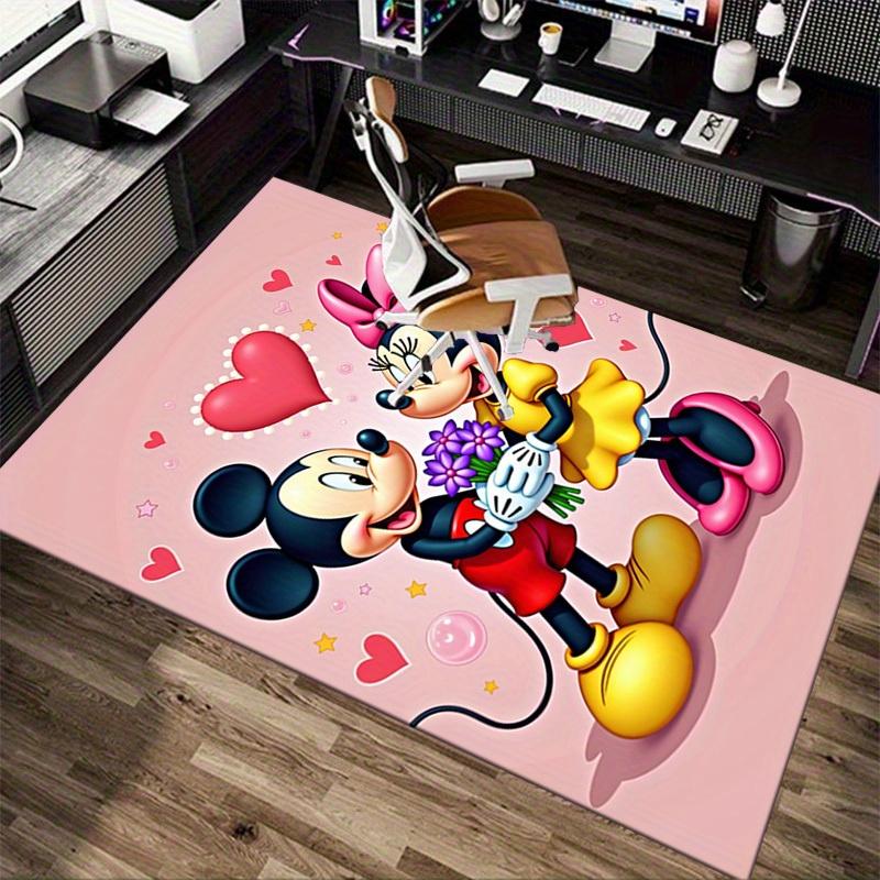 1pc. Mickey Mouse & Minnie Mouse Romantic Valentine's Day Gift Rug for Home Office Chair Outdoor Carpet Decorz041116