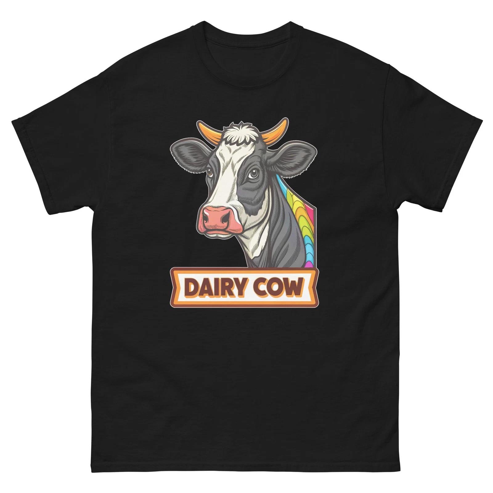 Dairy Cow Farming Rural Life Agriculture T-Shirt XL