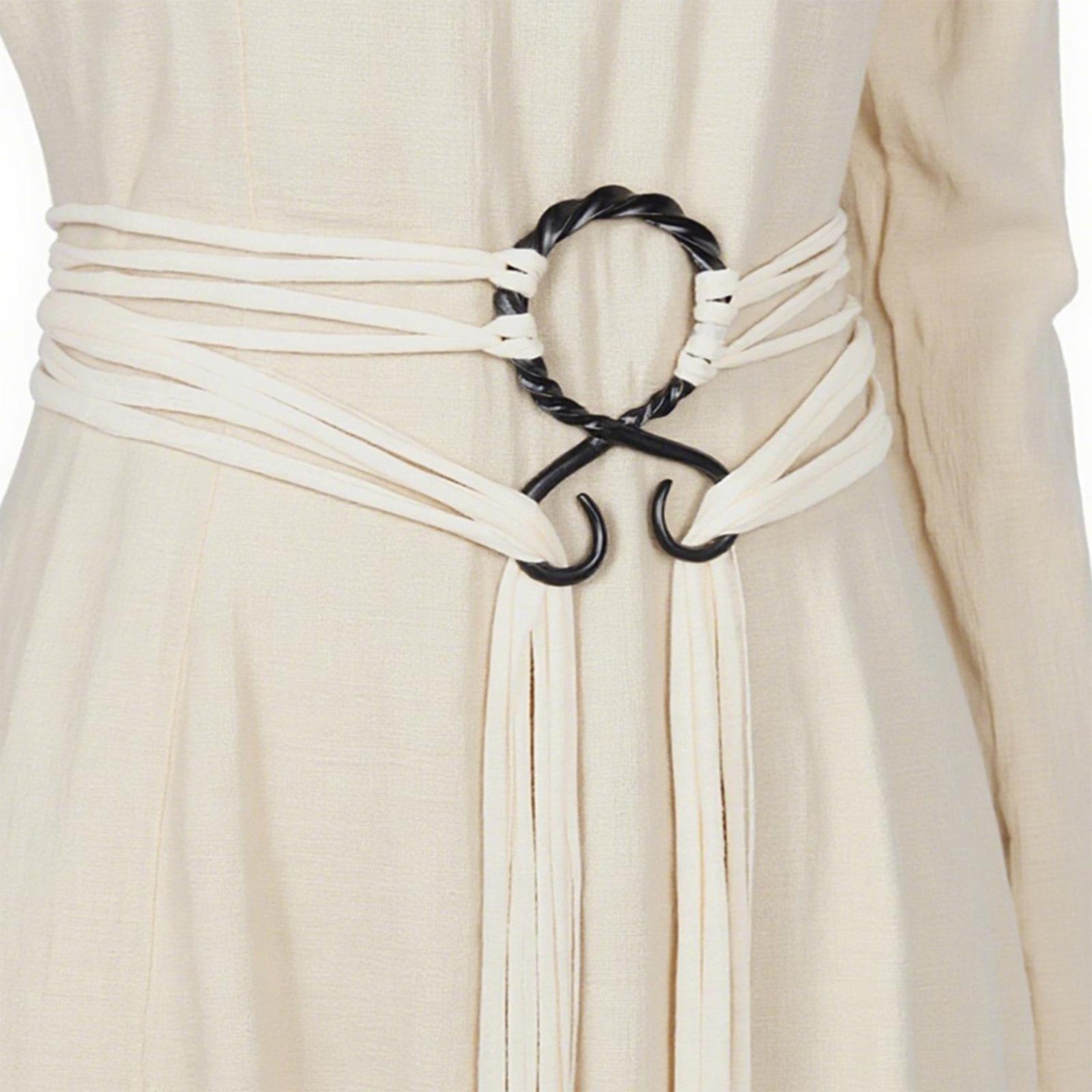 

Средневековый Стиль ПУ Ремень С Дизайном Из Ниток Металлические Пряжки-Крючки Для Ролевого Мероприятия И Маскарадов Одежда Для Переодевания 1