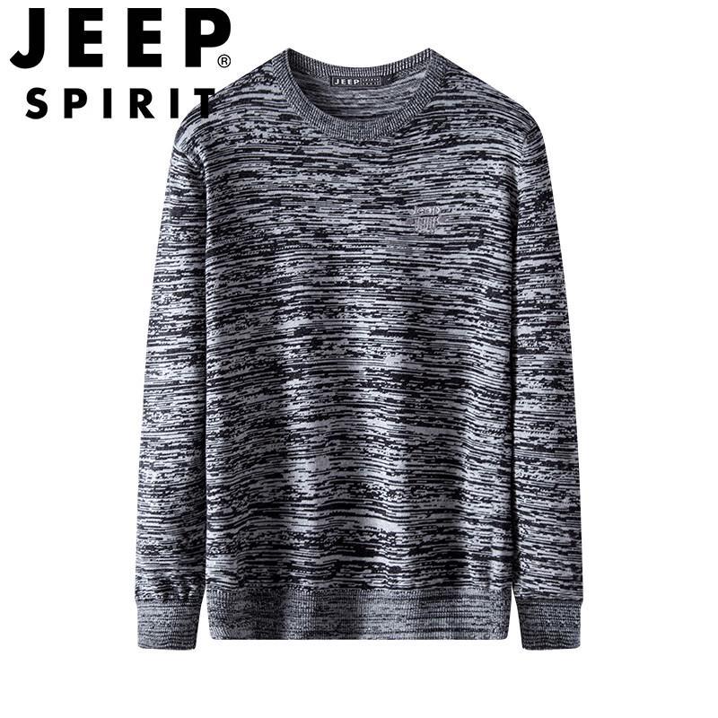 

Мужской повседневный трикотажный свитер с круглым вырезом JEEP SPIRIT 3XL