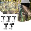 Professional Paint Sprayer Nozzles Set of 5 Sprayer Tip Tool Freely Replacement Fit Major Airless Paint Sprayers