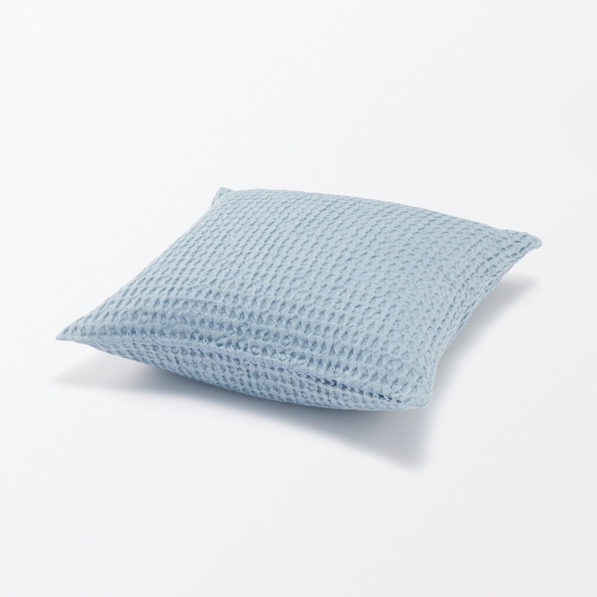 MUJI Индийский Хлопок Стиранный Вафельная Ткань Подушка Легкая 76420149 Чехол, 43x43см, Синий,