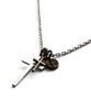 Shoveoff Svn-#133 Layered Cross Necklace