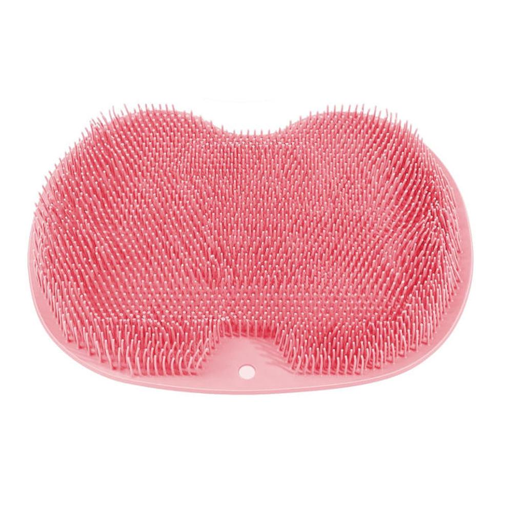 Shower Foot Scrubber, Wall Mounted Bath Massage Pad, Back Scrubber Back with Non Slip Suction Cups To Improve Circulation