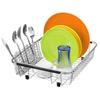 SANNO Expandable Dish Drainer Wire Sliding Dish Dish Drainer Kitchen Dish Cutlery Holder Stainless Steel Basket, Drainer, Rack, Rack, Holder,