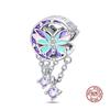 Charm Copper Fit 3Mm Original Bracelet Necklace Womens Bouquet & Butterfly Charm Bead Diy Fine Jewelry Gift New